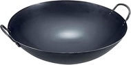 Summit Industrial Iron Pan Stream, Made in Japan, Professional Series Wok, 13.0 inches (33 cm)