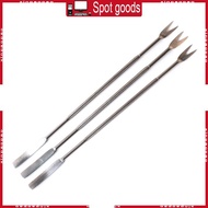 XI 3 Pcs set Stainless Steel Seafood Forks Lobster Forks Picks Walnut Needle