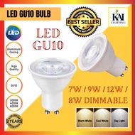 [2 Years Warranty] GU10 Led Bulb 7W/9W/12W/8W Dimmable Spot/Eyeball Bulb LED GU10 Bulb Direct Curren