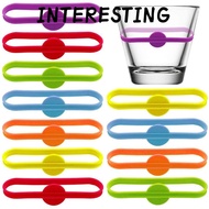 INTERESTING Wine Labels Kitchen Tool Accessories Silicone Bar Beer Glass Cup