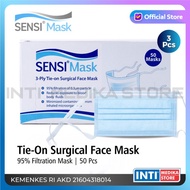 Terlaris Sensi - Masker Tali 3 Ply | Masker Tie On 3 Ply | Masker