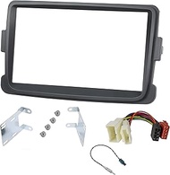 Sound way - 2D Dacia-GF 2 DIN Car Radio Frame for Renault Dacia Duster Sandero