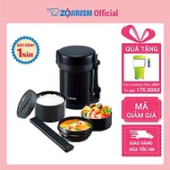 Hộp cơm giữ nhiệt 3 ngăn Zojirushi SL-GH18-BA 1,27L, hàng chính hãng
