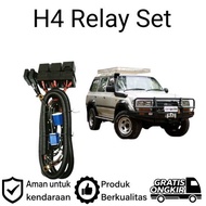AM Relay Set H4 LED Headlight for Toyota Land Cruiser L80