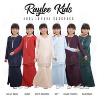 Baju Kurung Raylee I Kurung Lace Kids Budak I Baju Raya 2023 I Set Sedondon Ibu dan Anak