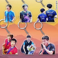 Table Tennis Team Wang Chuqin Sun Yingsha Liang Jing Kunlin Gao Yuan Acrylic Big Head Keychain