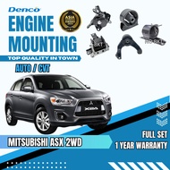 DENCO Mitsubishi Engine Mounting Asx 2.0 4b11 At Auto Cvt 2wd 2010 - 2018 Lancer SportBack Full Set