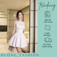 Huong fashion low-cut tacta dress