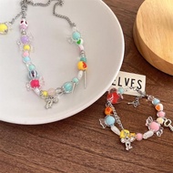 Vintage Y2K Gyaru style clavicle necklace