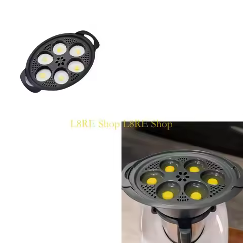 L8RE Kitchen Cooking Accessory Eggs Poachers Fit for Thermomix TM5 TM6 Cooker Tools Eggs Boiler Rack