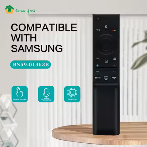 BN59-01363B Voice TV Remote Control For Samsung BN59-01363 Smart TV QLED Series Remoto with Rakuten 