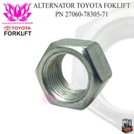 Hexagon Forklift NUT NUT 90170-18001-71 18mmx15 Toyota Forklift 8FD30 7-8FG30 FDZN30 FGZN30