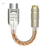 ✿ USB C to 3 5mm Sound Adapter USB C Headphone Adapter 32bit 384KHz CX31993 DAC Chip Headphone Amp Headphone Adapter
