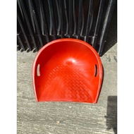 1pcs Dustpan Orange Rubber Plastic Dustpan Building Dustpan/ Broom Dustpan