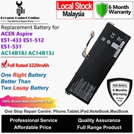 ACER Laptop Battery AC14B18J AC14B13J 3220mAh for ACER Aspire ES1-433 ES1-512 ES1-531