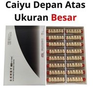 Dental Anasir Caiyu Cayu Depan Atas Anterior Gigi Palsu 1 box