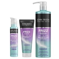 John Frieda Frizz Ease Smoothing Creme | Weightless Wonder Shampoo for Frizzy, Fine Hair with Aloe W