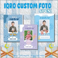 IQRO CUSTOM 5PCS Iqro Kids Character/ Iqro Book for Children 1 to 6 IQRO Softcover BOOK/
