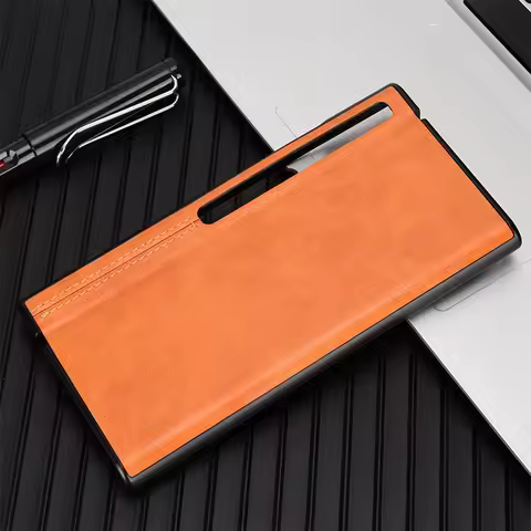 For Huawei Mate XS 2 Case Calfskin Soft Edge PU Leather Hard Phone Cover For huawei mate xs2 PAL-AL0