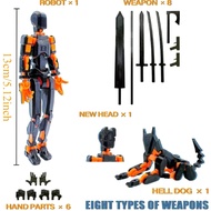 Starnearby T13 Assembly Completed Stick Titan Lucky Dummy 13 Action Figure 3D P