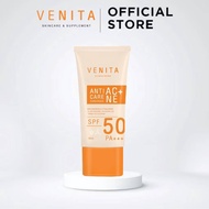 ครีมกันแดดเวนิต้า  (30 ml. ) Venita Anti-Acne Care Sunscreen SPF50/PA+++  เนื้อครีมเจล บางเบา