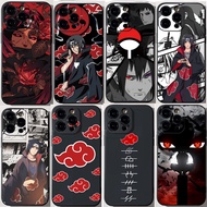Hot Anime Naruto Phone Casing For IPhone 16 Pro Max 11 12 13 14 15 Pro Max Casing Uchiha Sasuke Cool