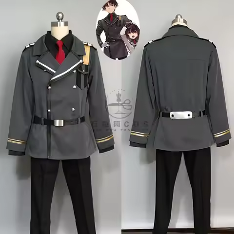 COSLEE [S-XXL] 86 Eighty Six 86eightysix Shinel Nozen Undertaker Cosplay Costume Game Suit Uniform H