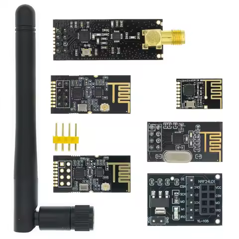 NRF24L01+ 2.4G wireless data transmission module 2.4GHz NRF24L01 upgrade version NRF24L01+PA+LNA 100