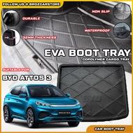 For BYD Atto 3 EVA Copolymer Car Boot Tray Luggage Cargo Trunk Tray Dulang But Kereta 汽车后箱垫
