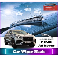 【 Jaguar F-Pace 】 Nano Coating Soft Silicone Car Wiper Blades - 1 Pair / Pengelap ( All Models / F P