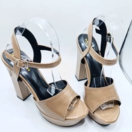 Women's sandals with 12cm high heels
