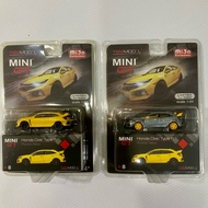 Mini GT Honda Civic Type R (FK8) ⚠️# 8 Phoenix Yellow - Blister Packaging