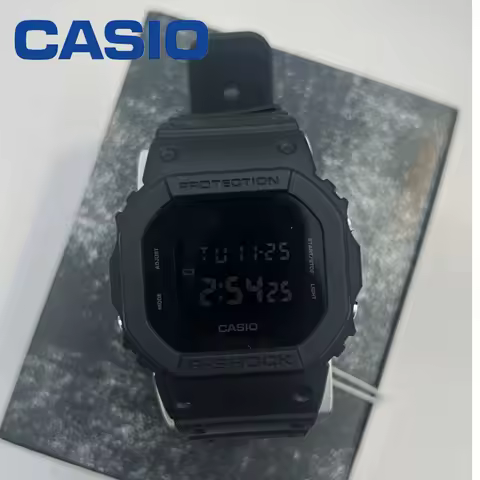 G-Shock Casio DW-5600BB-1 Mens Sport Digital Wrist Watch, All Black Matte Finish, 200M Water Resista