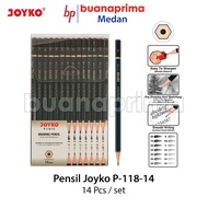 JOYKO P-118-14 Pencil 1 Set contains 14 pcs Wooden Pencil B HB H 2H 3H 4H 5H 2B 3B 4B 5B 6B 7B 8B