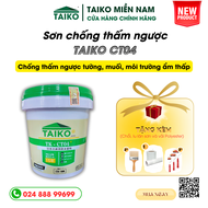 [Chính Hãng ] Sơn Chống Thấm Nhà Vệ Sinh Bể Cá Bể Âm Máng Sối TAIKO CT4 - Thùng 18 Lít - Tặng Kèm Vả