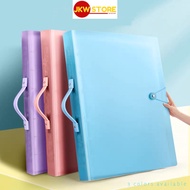 A3 Clear File With Handle 40/60 Pockets Quality File Folder Stationary Art Drawing Poster Student