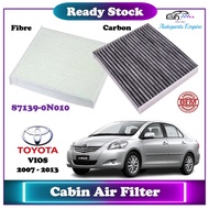 【 Toyota Vios 】 Cabin Air Filter - Fibre or Carbon ( 2007 - 2013 / OEM Fitting 87139-ON010 )