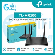 () Tp-link TL-MR100 300mbps Wireless N 4G LTE Router/4G Modem Sim Card