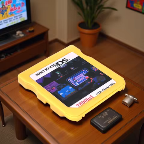 New DS Card 7800 In 1 Game Collection R4 3DS Flash Card for NDSL NDSi 3DS 2DS Adapter Memory Burning