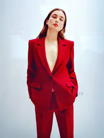 Elegant Fashionable Women's Suit One Button Jacket Autumn/Winter New Style Office Job Interview West
