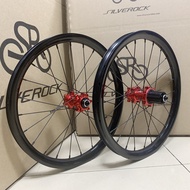 SILVEROCK TL-21 18in 355 20in 406 Alloy Wheels Disc Brake Fat Gravel Tubeless Ready for Folding Bike