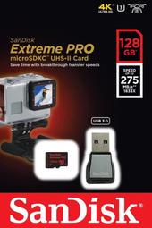 [★SUPER-8] SanDisk Extreme PRO microSDXC UHS-II 記憶卡128GB  預購