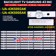 BACKLIGHT TV SAMSUNG 43 INC UA43K5002AK UA43K5005AK UA43K5002 UA43K5005 43K5002 4708-K420WD-A3213K01