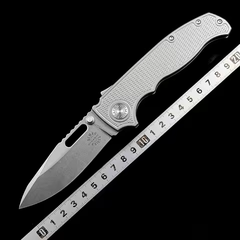 Demko Dynamics MGAD20S M390 Blade Titanium alloy knife