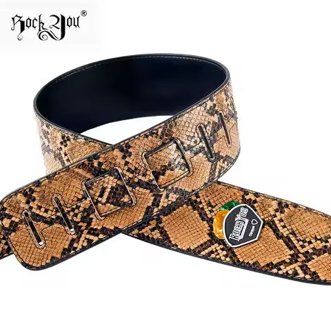 Snakeskin brand guitar strap bass guitar strap widening folk guitar straps electric guitar electric 