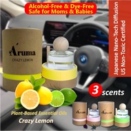 Aruma car perfume home perfume Alcohol-Free & Dye-Free Safe for Moms & Babies crazy lemon scent