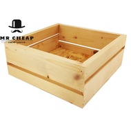 [Home Storage Box] Square Mix-Wooden Storage Box/Kotak Kayu Pine/Wood Storage Box (S) 2007