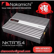 NAKAMICHI NKTA 75.4 4-CHANNEL POWER CAR AMPLIFIER |  NAKAMICHI NKTA75.4 1800 WATTS AMPLIFIER