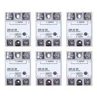Single Phase Solid State Relay DC-DC SSR-40DD 40A DC3-32V DC5-60V สีขาว + เงิน