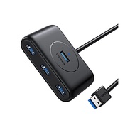 UGREEN USB 3.0 Hub with 1M Long Cable, 4 Port USB Splitter Support 5Gbps Data Transfer, USB Extension Compatible with PC
